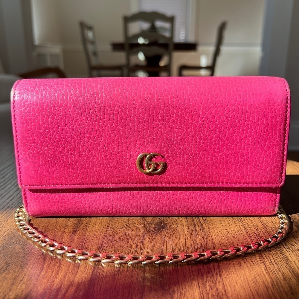 Gucci Marmont Pink Wallet
